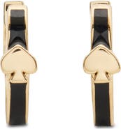 Kate Spade New York everyday spade slim huggie hoop earrings