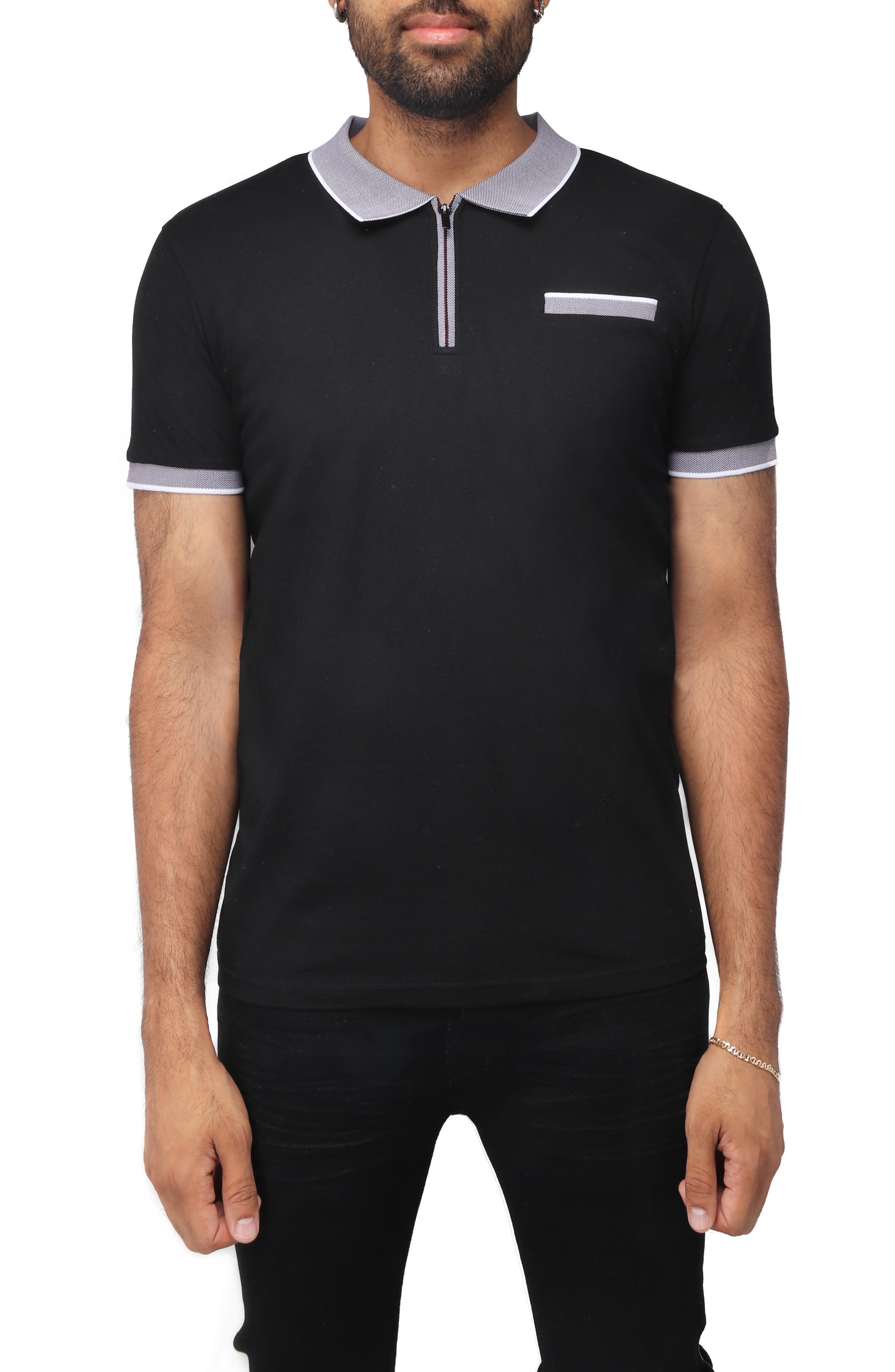 XRAY Pipe Trim Knit Polo