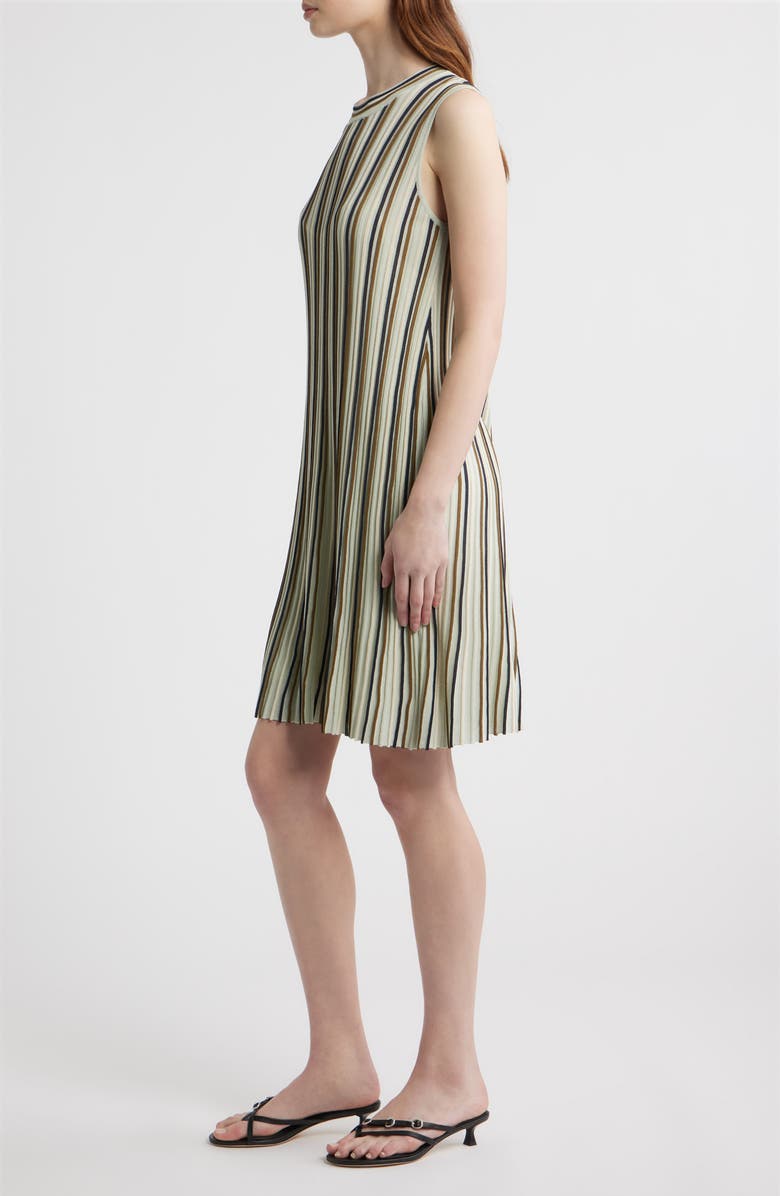 rag & bone Victoria Stripe Rib Shift Dress, Alternate, color, 
