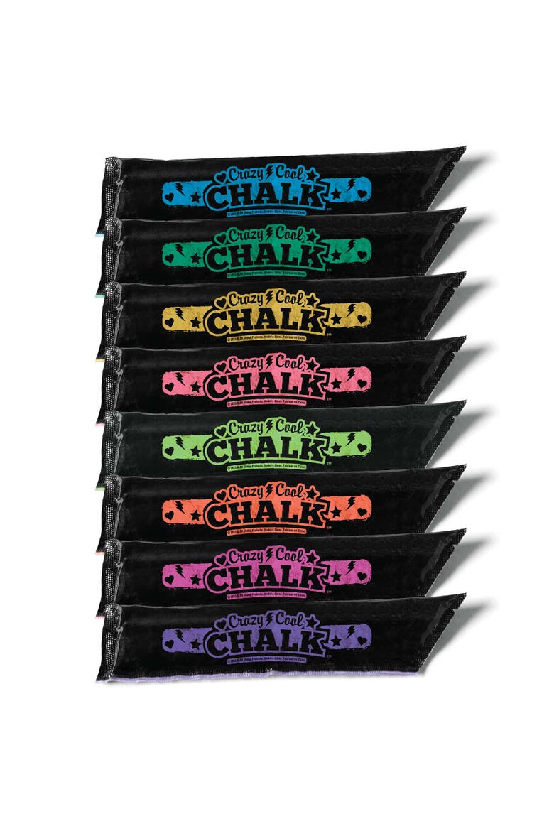 Cool Chalk Refill 8 Pack, Sidewalk and Driveway Art, Alternate, color, Multicolored