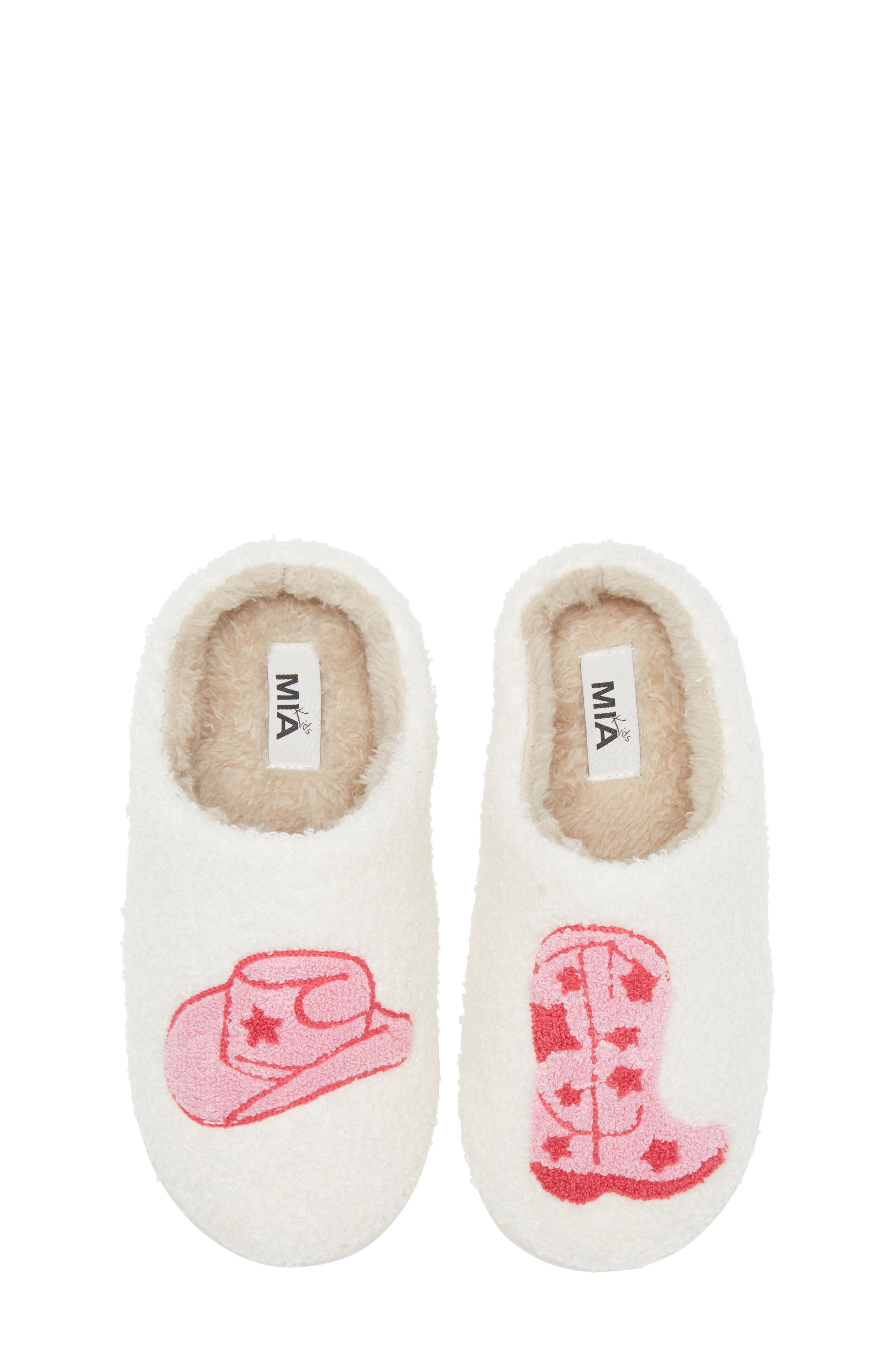 MIA Kids' Little Cozi Slipper, Alternate, color, Pink Cowboy