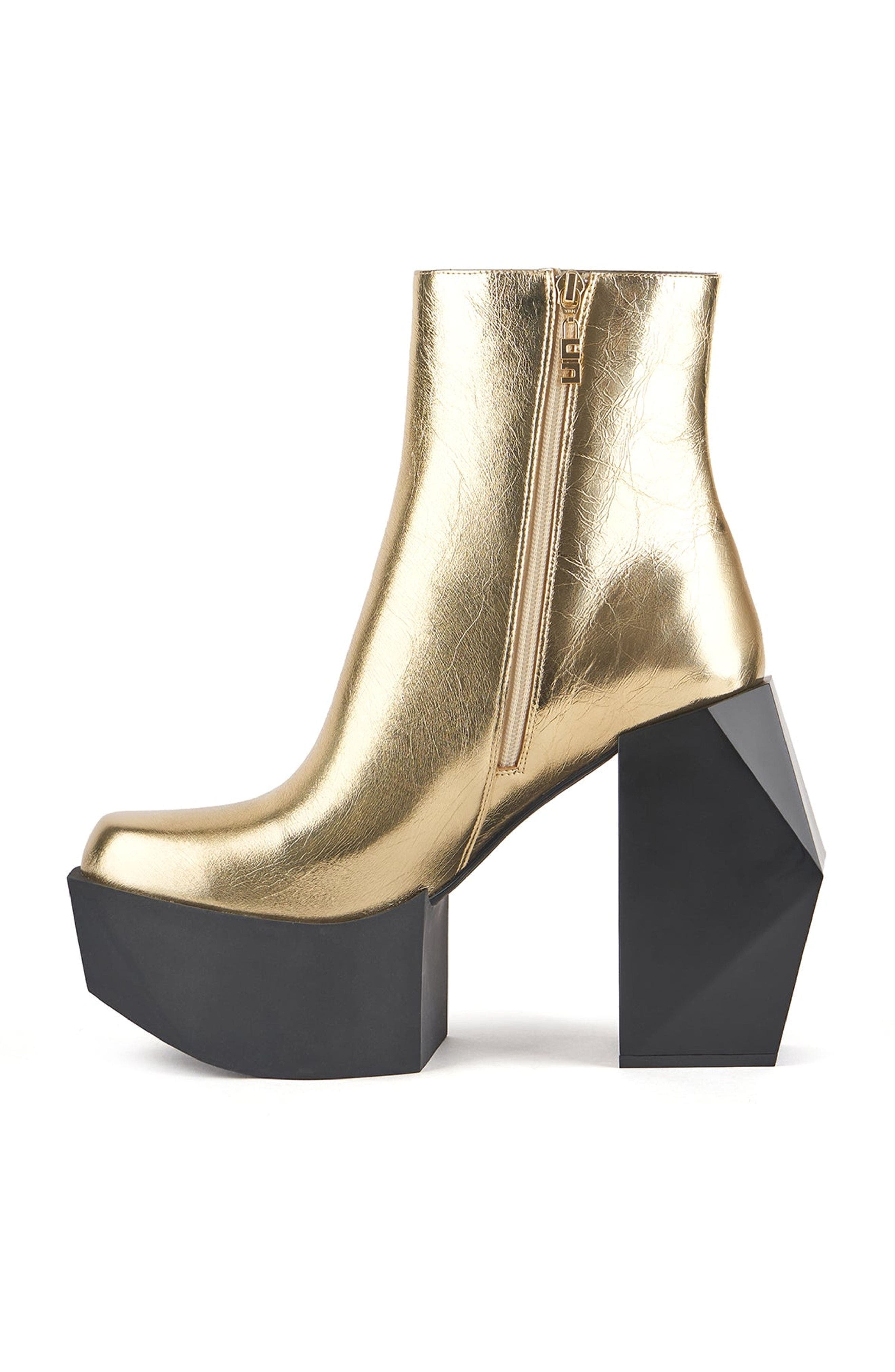 United Nude Stage Boot Mens, Alternate, color, Gold