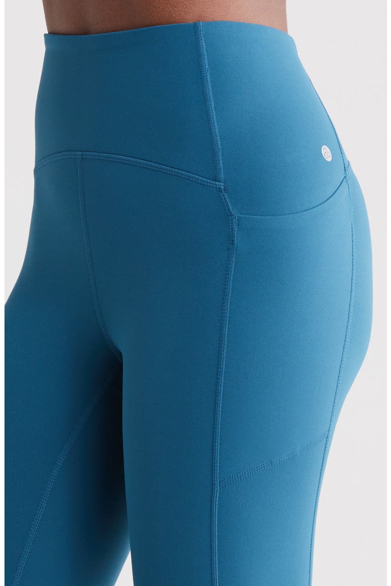 Studio Luxe High Waist Pocket 7/8 Leggings, Alternate, color, TEAL SEAGATE