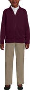 Lands' End School Uniform Kids Legacy Full Zip Cardigan