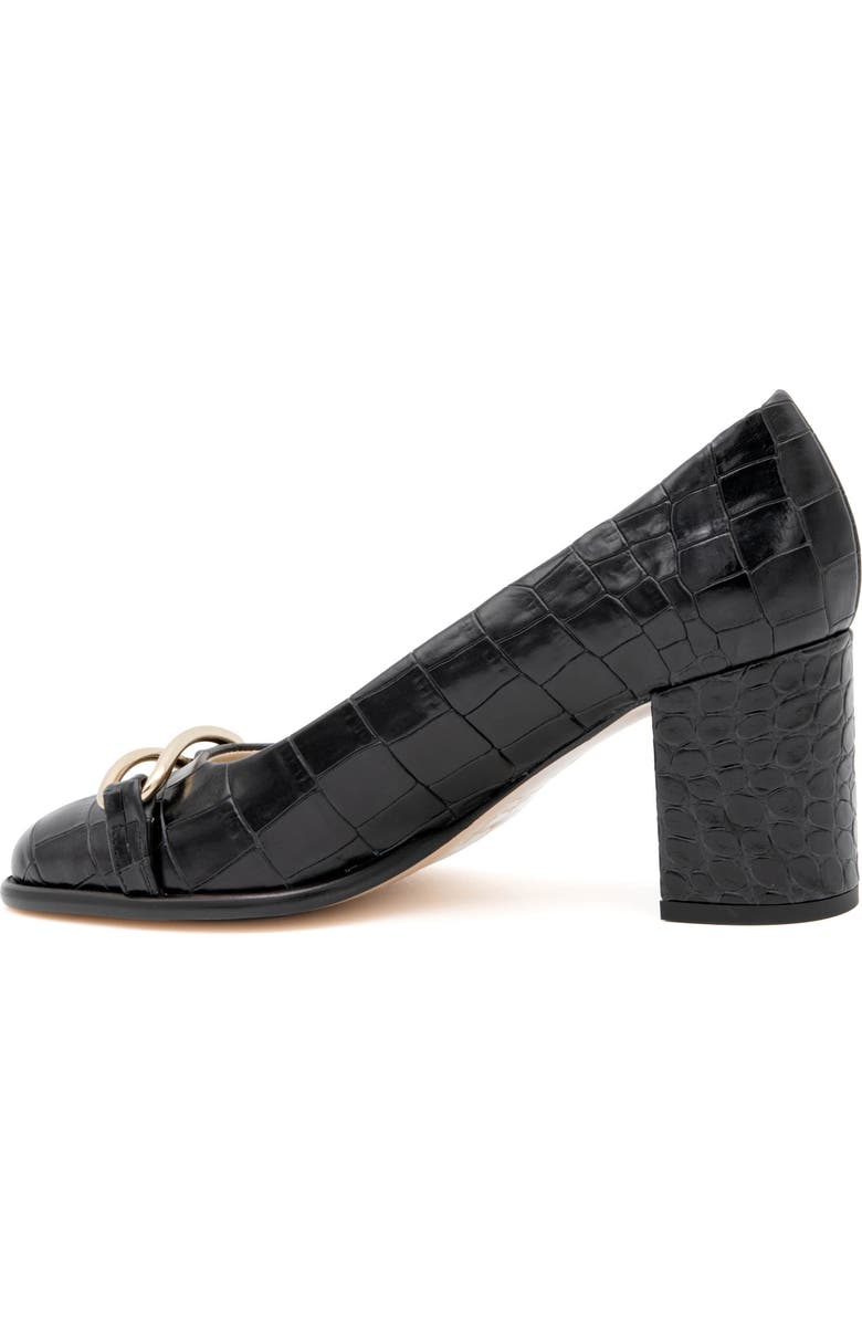 Amalfi by Rangoni Lepido Pump, Alternate, color, Nero Cocco Bengala Gold