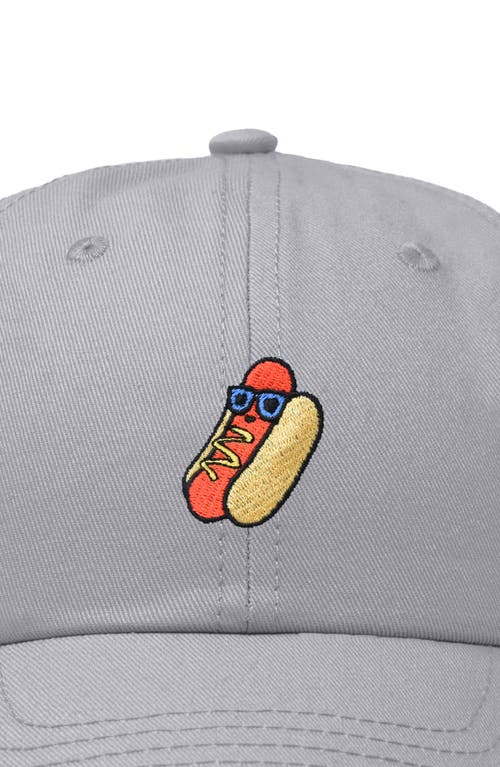 Dalix Dog Days Embroidered Casual Cap In Gray