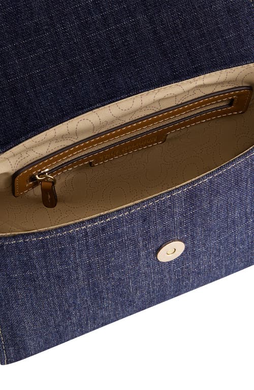 TRUE RELIGION TRUE RELIGION MINI DENIM SATCHEL BAG 