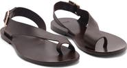 MANGO Toe Loop Flat Sandal