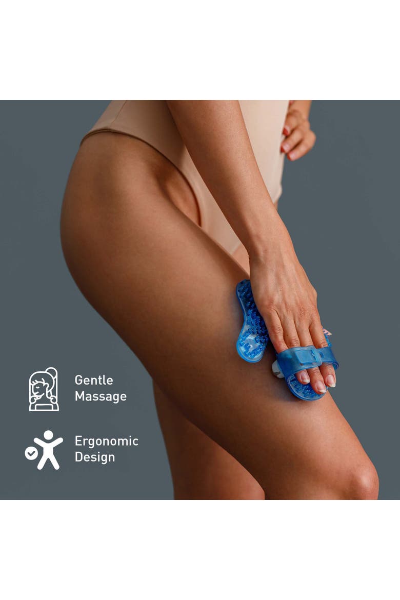 Ultimate Relaxation Bundle 3-Speed Massage Gun & Palm-Shaped Massage Glove, Alternate, color, Black