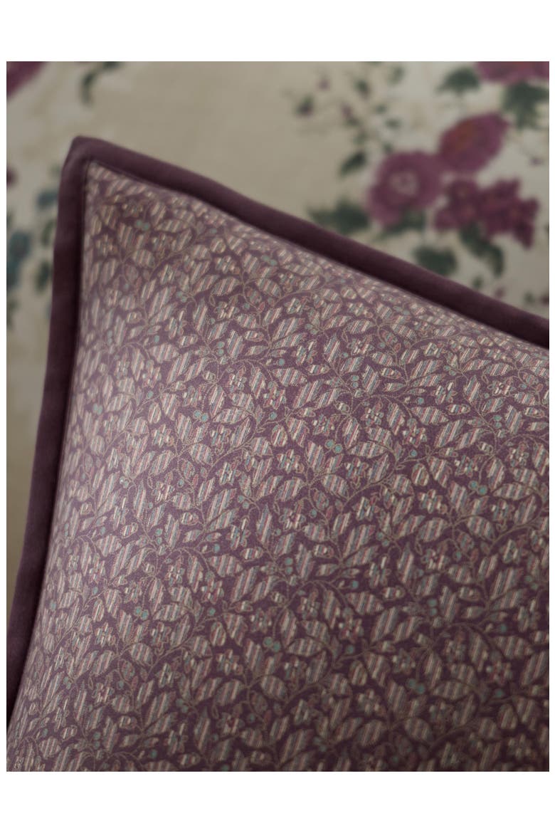 Roxbury Accent Pillow, Alternate, color, BURGUNDY