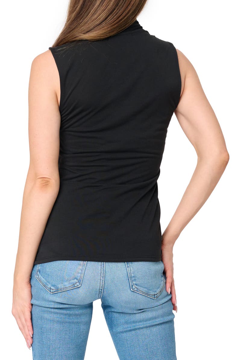 GIBSONLOOK Side Cinch Wrap Tank, Alternate, color, Black