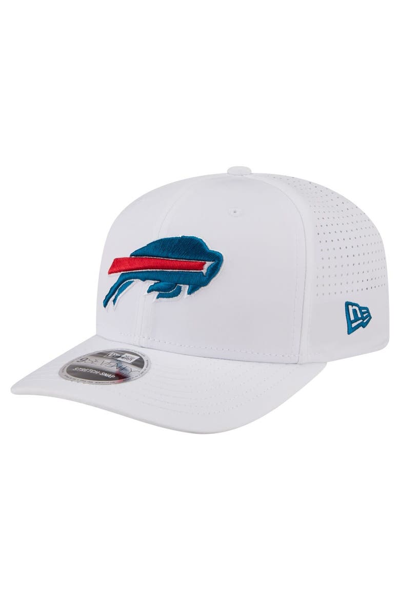 Men's New Era White Buffalo Bills Name Plate 9SEVENTY Adjustable Hat, Main, color, White