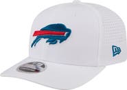 New Era Men's New Era White Buffalo Bills Name Plate 9SEVENTY Adjustable Hat
