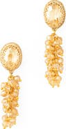 Deepa Gurnani Jemsa Drop Earrings