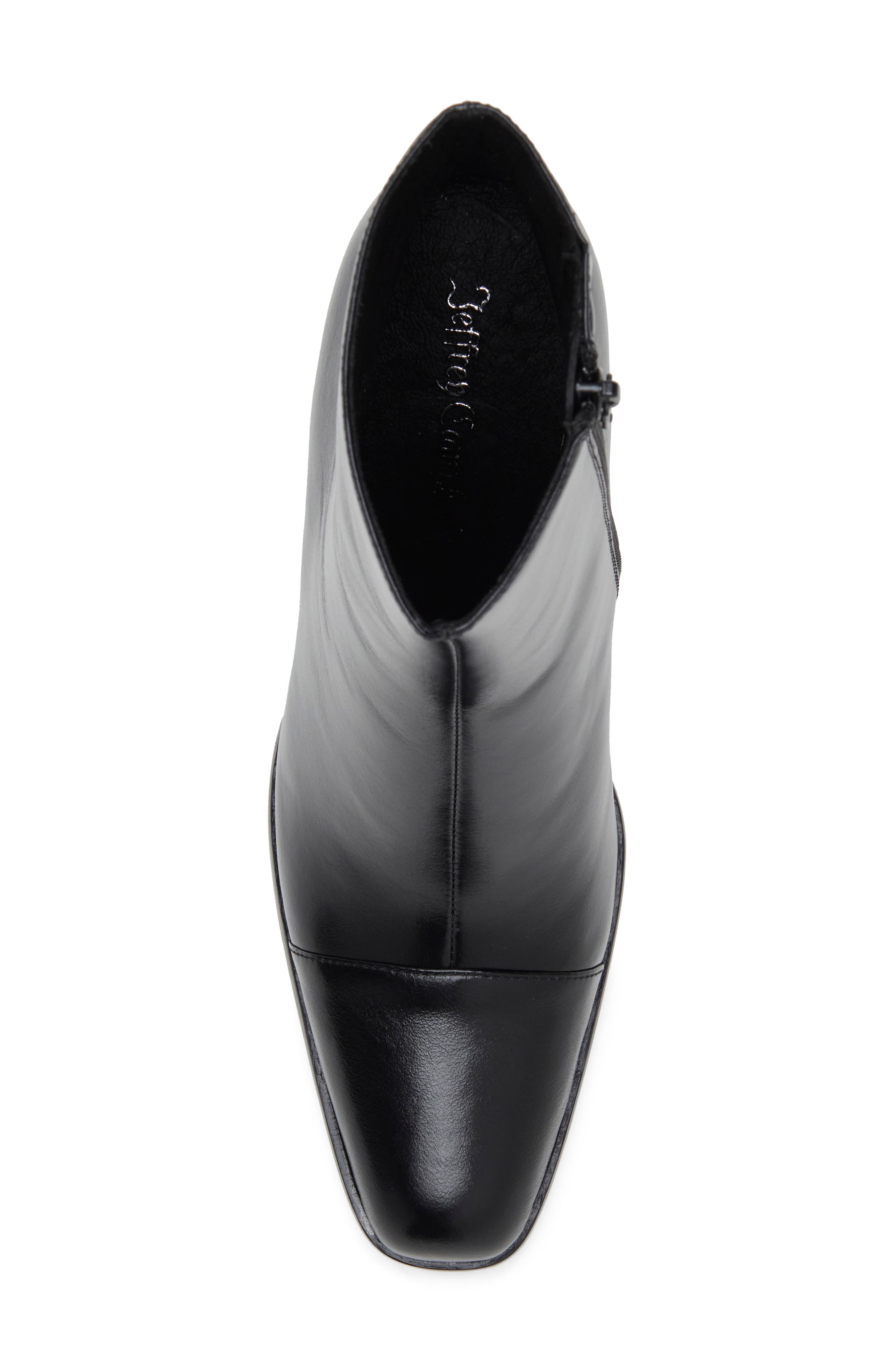 Betsan Block Heel Bootie, Alternate, color, BLACK