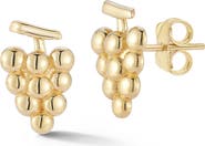 Ember Fine Jewelry 14K Gold Grape Stud Earrings