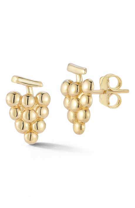 Ember Fine Jewelry 14K Gold Grape Stud Earrings