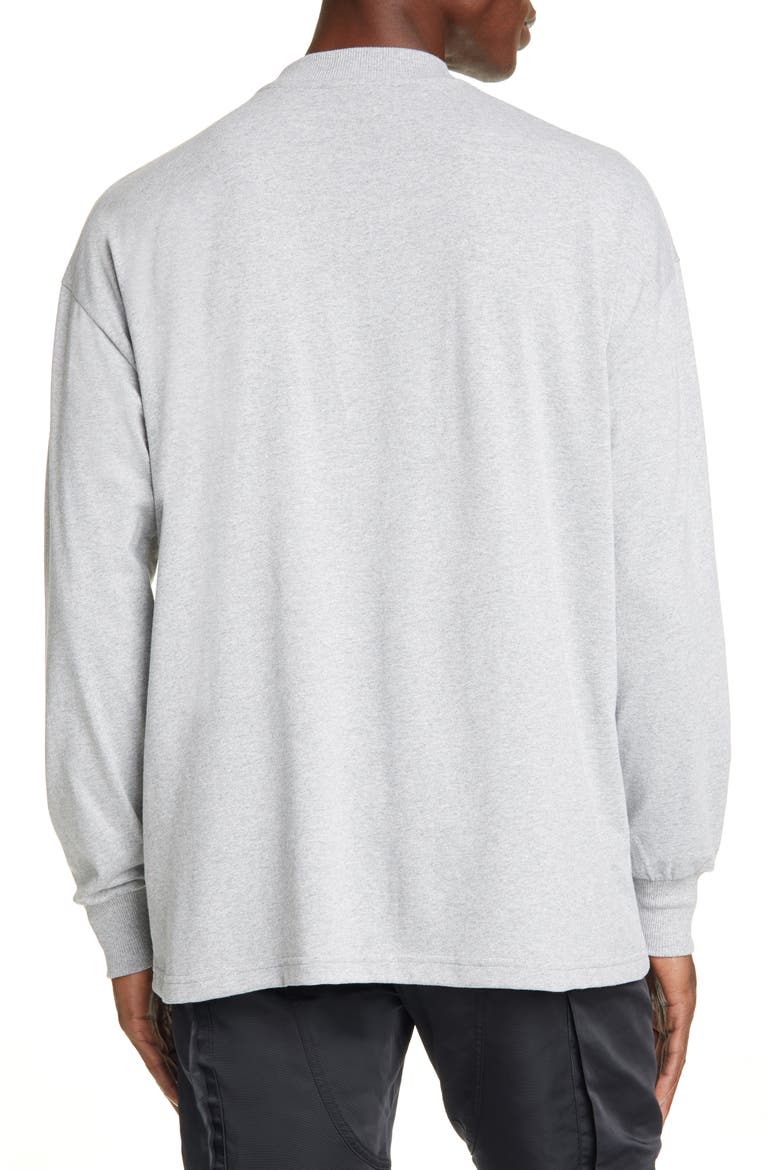 Visual Long Sleeve T-Shirt, Alternate, color, GREY