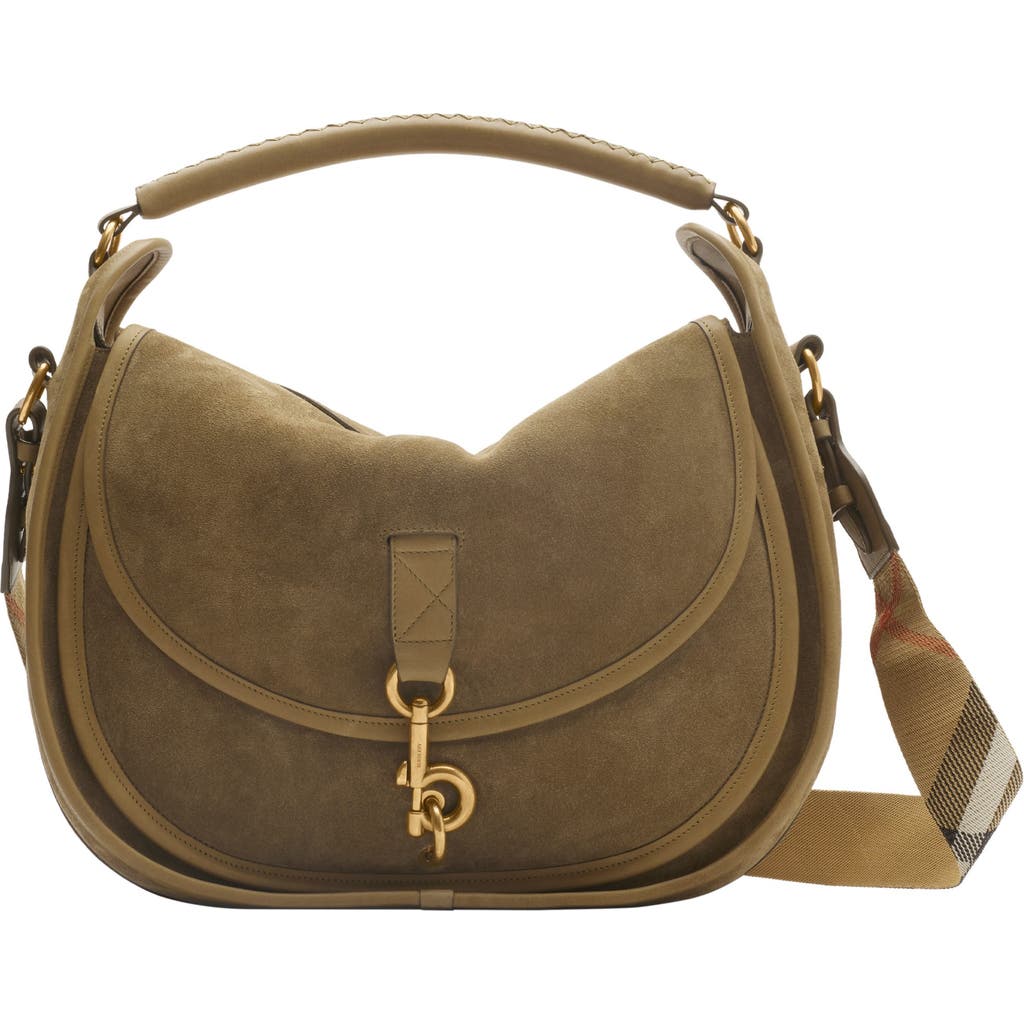 Burberry Medium B Clip Messenger Bag In Sweep