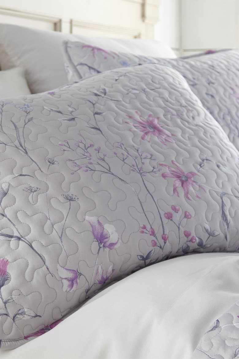 Luxury Premium Floral Collection Quilt Cover Set, Alternate, color, GREY