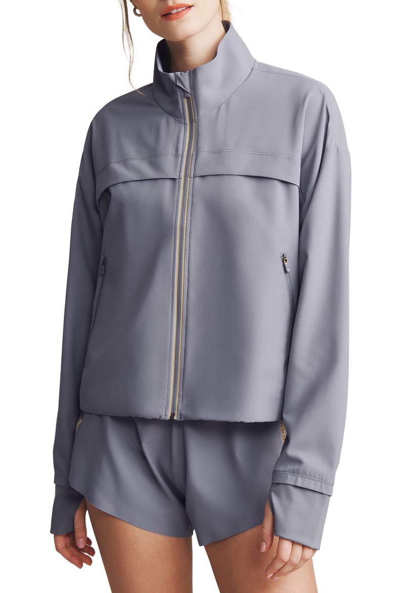 Breakaway Performance Jacket, Main, color, GREY SILVER