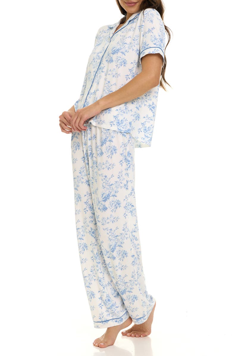 Flora By Flora Nikrooz Brenna 3-Piece Pajamas, Alternate, color, Ivory