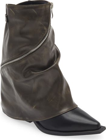 Larkyn Water Resistant Pointy Toe Bootie