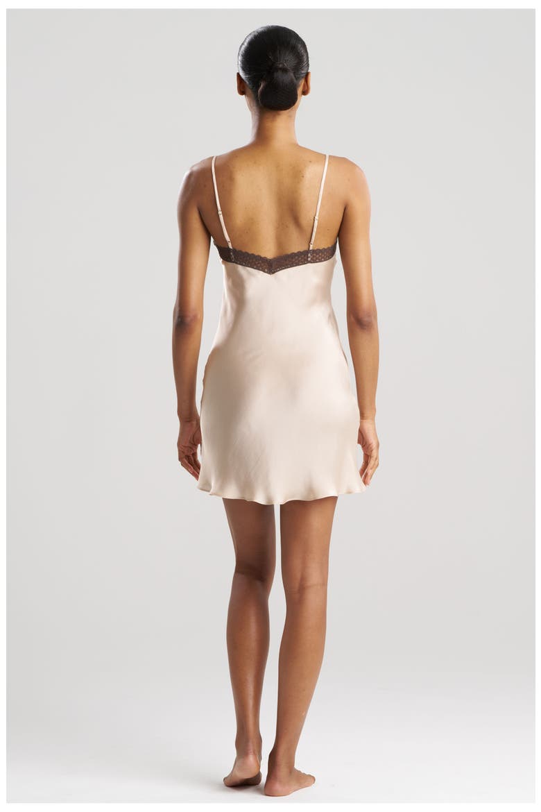 Ashley Icon Chemise w/ Lace, Alternate, color, CREAM
