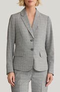 KASPER Windowpane Plaid Jacket