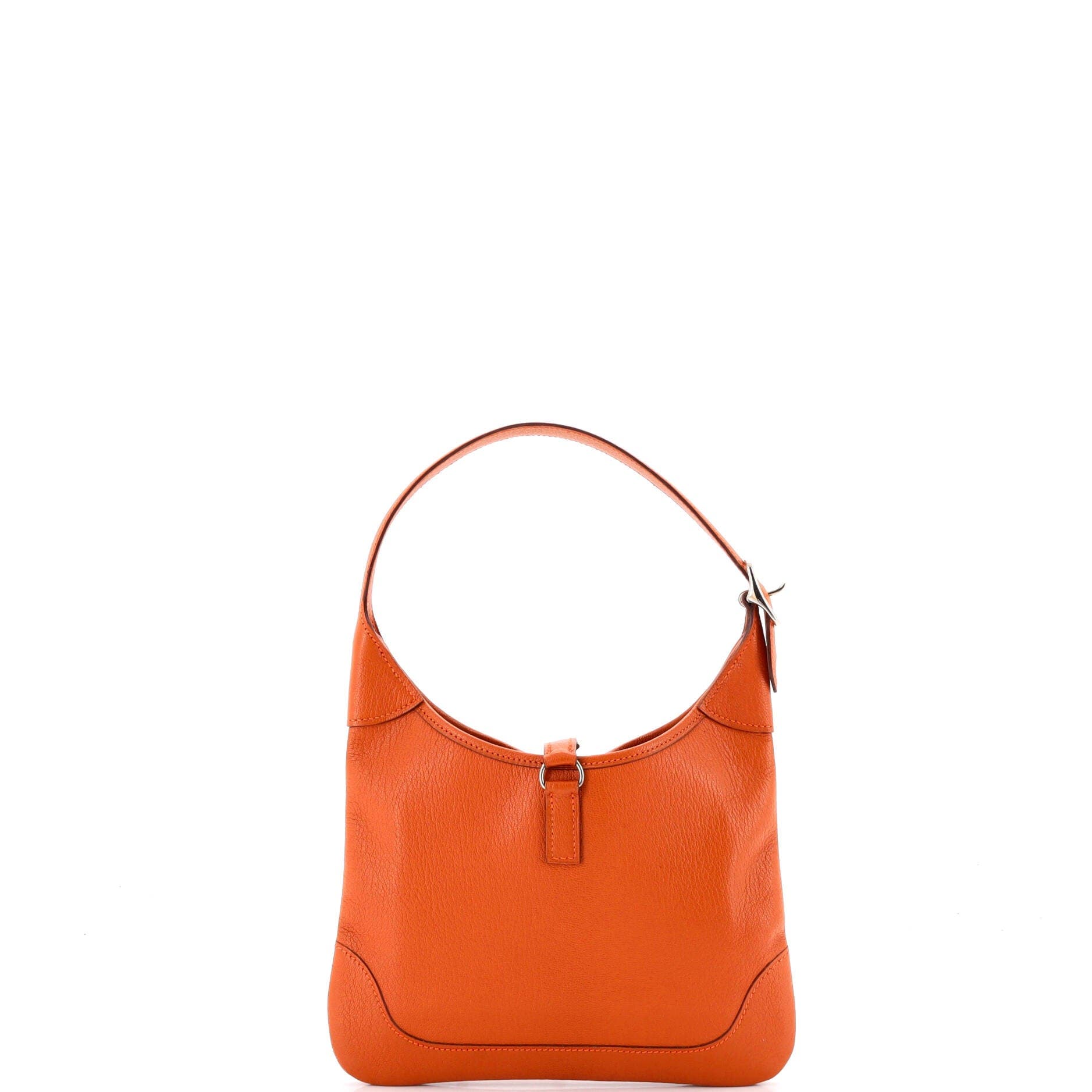 Pre-Owned Hermes Trim Bag Chevre de Coromandel 23, Alternate, color, Potiron