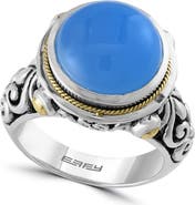 EFFY Sterling Silver & 18K Gold Quartz Ring