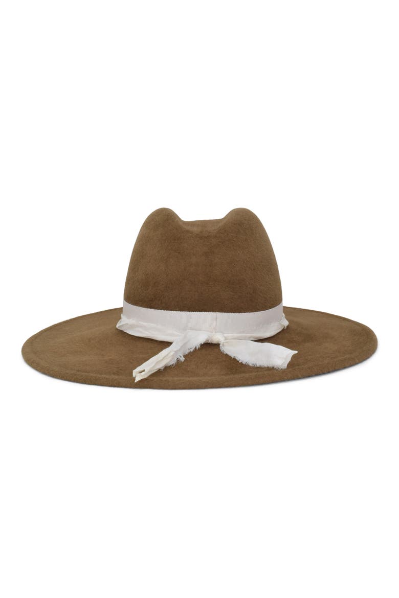 Norma Rabbit Hair Felt Hat, Alternate, color, WALNUT