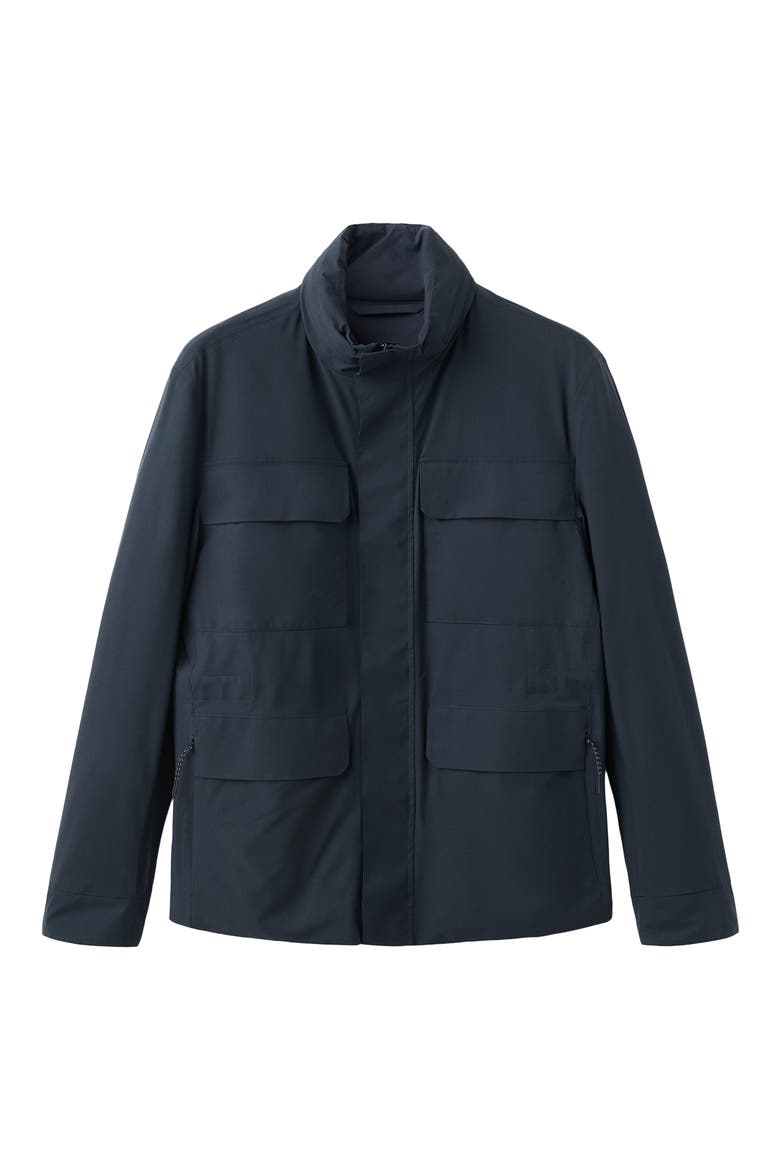 Water Repellent Thermolite® Jacket, Alternate, color, NAVY
