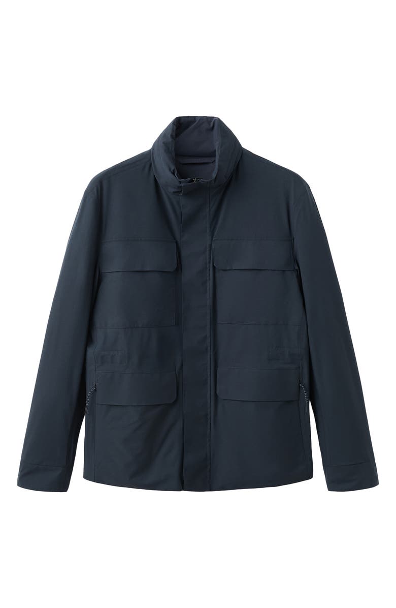 MANGO Water Repellent Thermolite<sup>®</sup> Jacket, Alternate, color, Navy