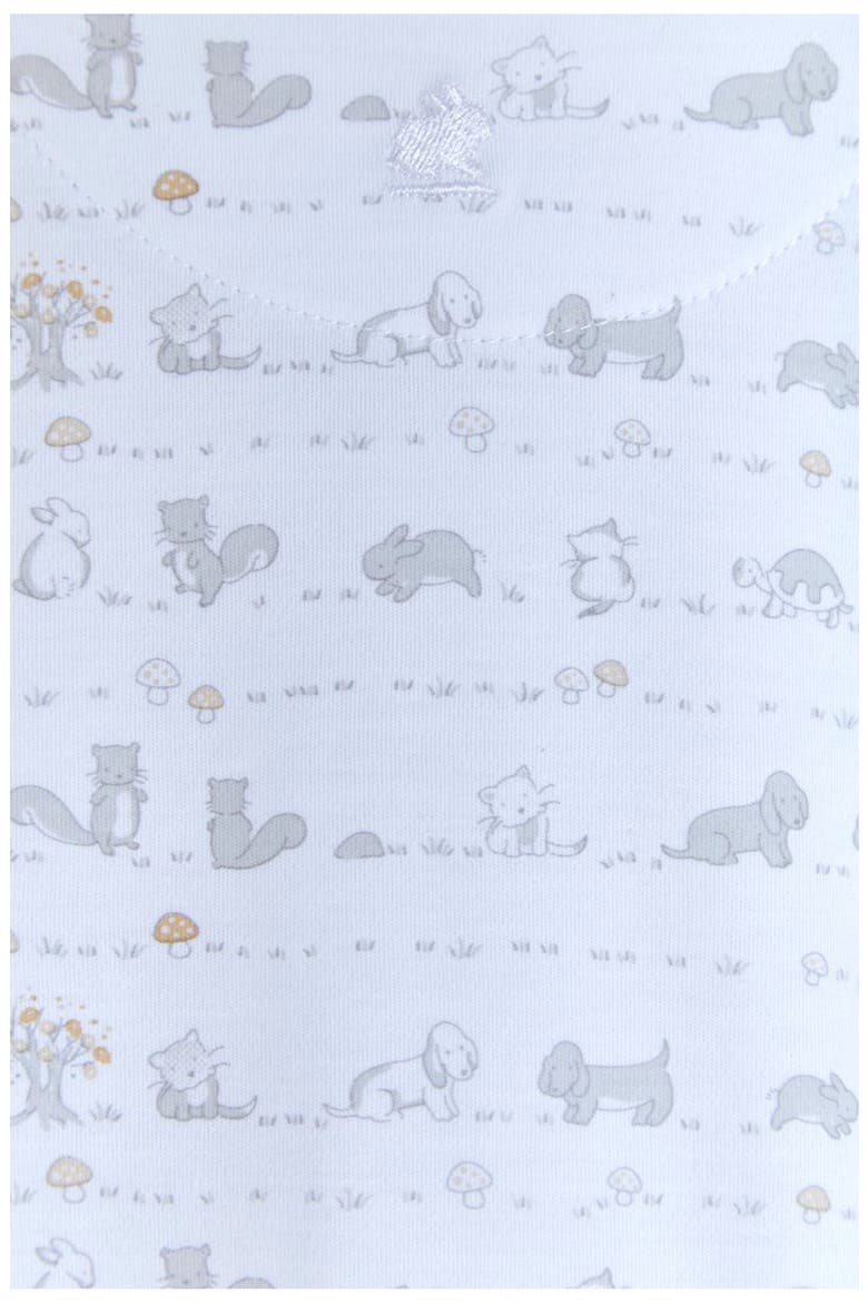 Premium Peruvian Pima Cotton In The Woods Footie for Infant, Alternate, color, Grey