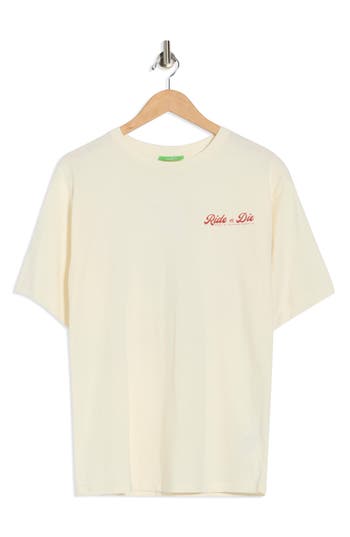 Jjxx Katinka Loose Cotton Graphic T-shirt In White