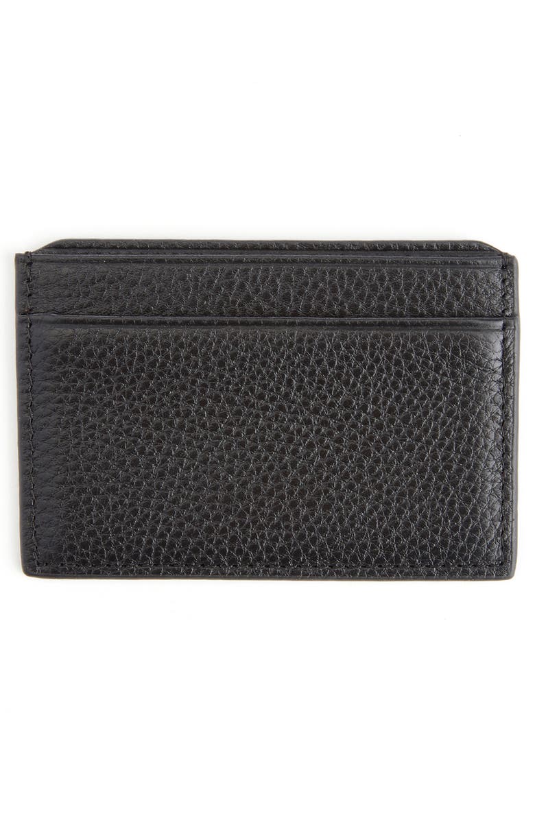 ROYCE New York RFID Leather Card Case, Alternate, color, Black