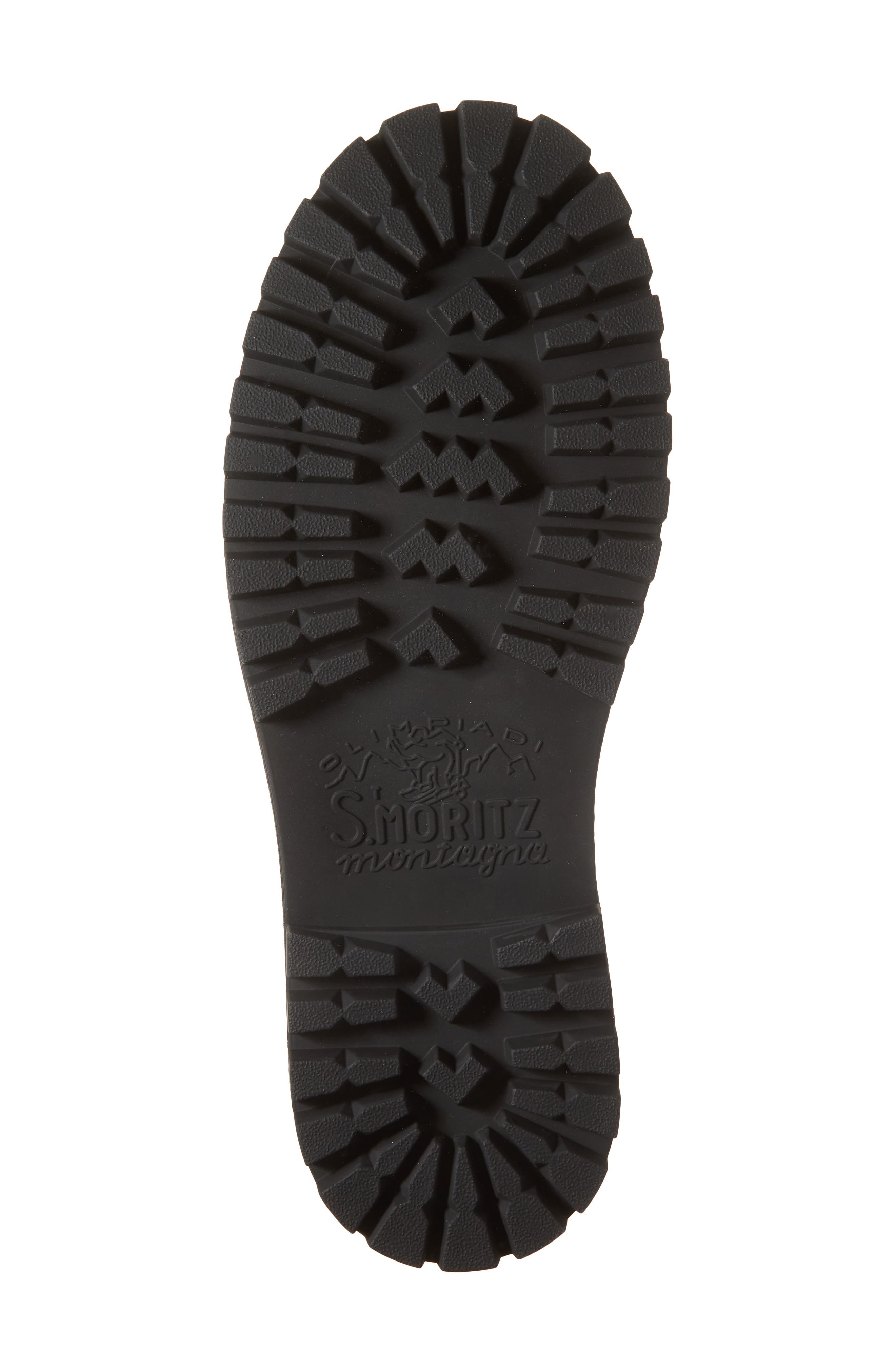 Prada Chocolate Lug Sole Loafer, Alternate, color, Nero