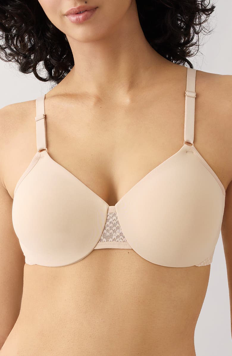 Wacoal Comfort Within Reach Underwire Bra, Main, color, Sand