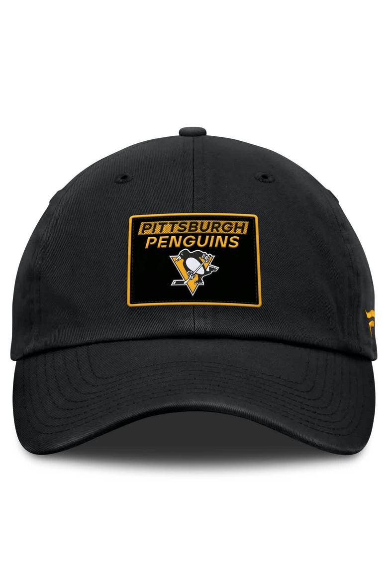 Women's Fanatics Black Pittsburgh Penguins Authentic Pro Rink Adjustable Hat, Alternate, color, Black