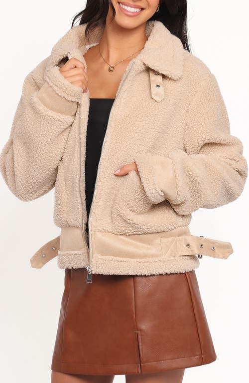 Petal And Pup Petal & Pup Winslow Fleece Jacket In Brown