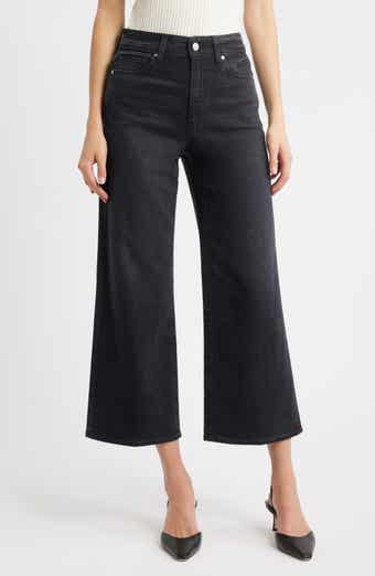 PAIGE Anessa High Waist Ankle Wide Leg Jeans