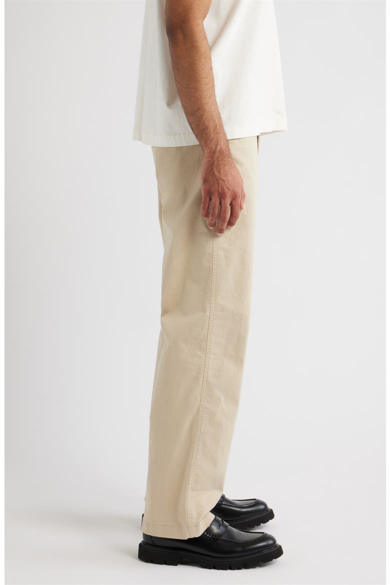 Straight Leg Cotton Stretch Twill Pants, Alternate, color, TAN NANTUCKET