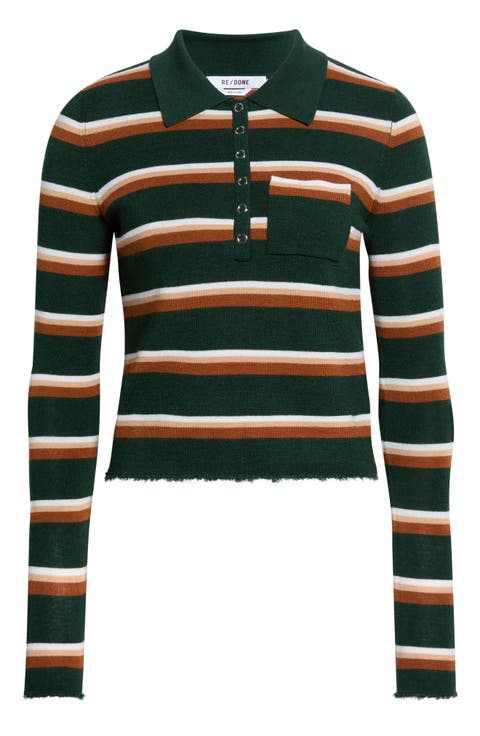Erin Striped Wool, Silk & Cashmere Pullover