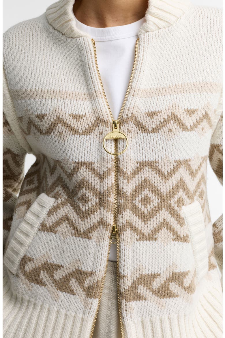 Maplewood Zip Cardigan, Alternate, color, CREAM MULTI
