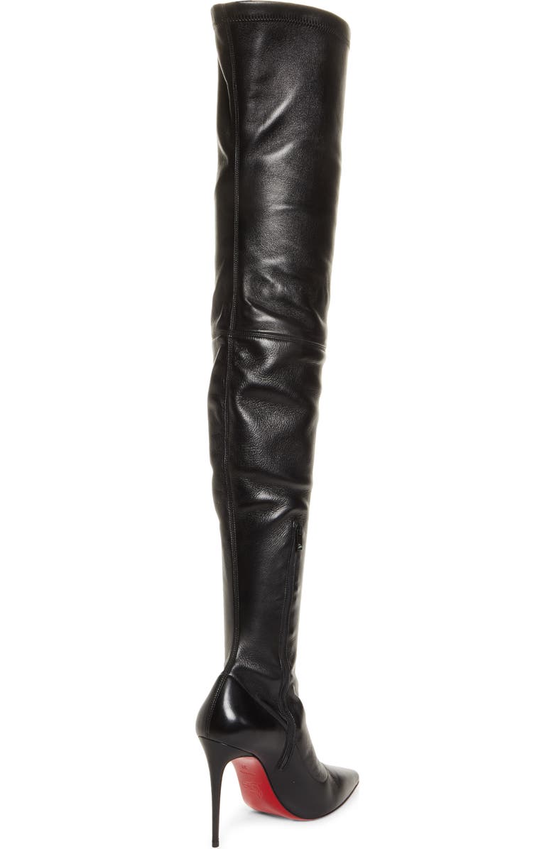 Christian Louboutin Kate Stretch Over the Knee Boot, Alternate, color,