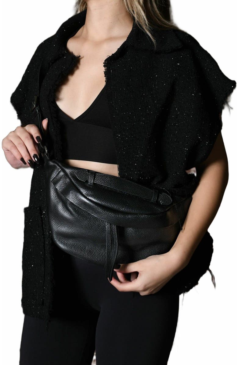 Forever & Always Shoes Bianca Red Leather Crossbody Bag, Alternate, color,