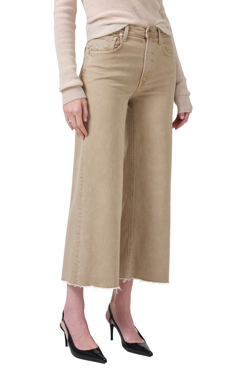 Citizens of Humanity Lyra Raw Hem Ankle Wide Leg Jeans, Main, color, 