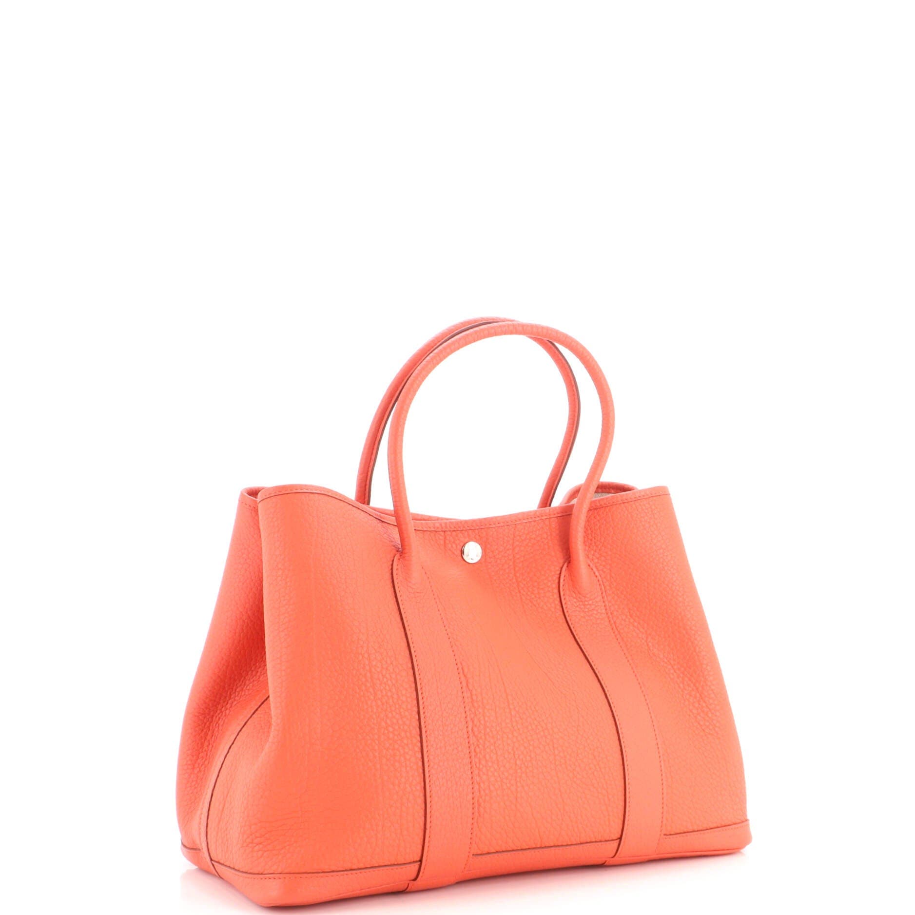 Garden Party Tote Leather 36, Alternate, color, Red
