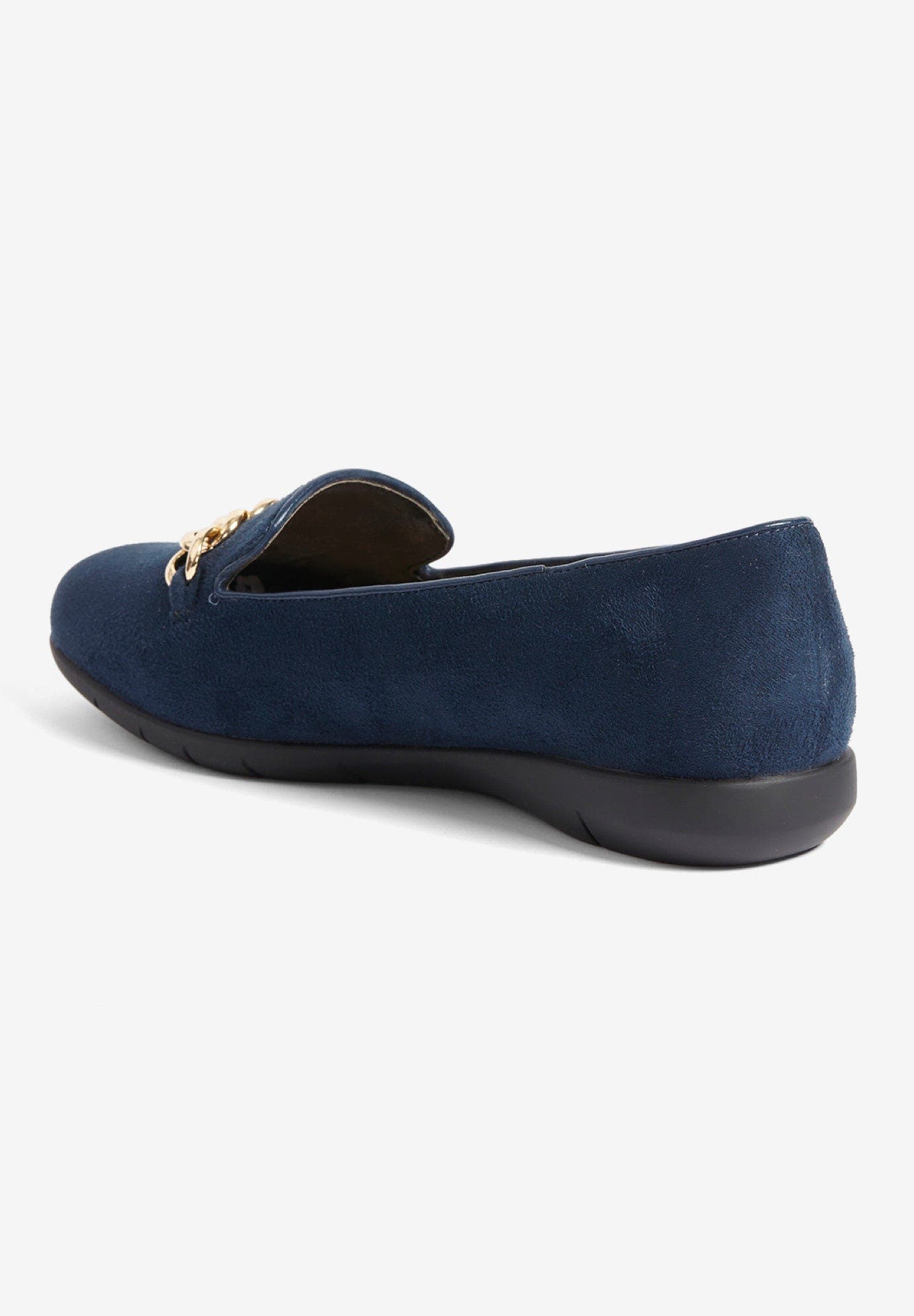 The Thayer Slip On Flat, Alternate, color, NAVY
